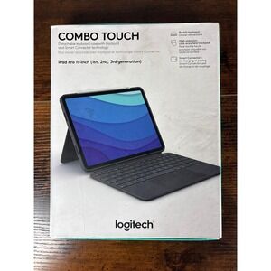 Logitech Combo Touch iPad Pro 11-inch 1st 2nd 3rd Gen Keyboard Case YU0048 Grey